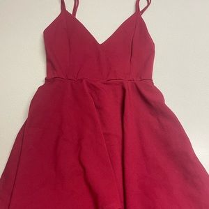 Windsor size medium dark red skater dress